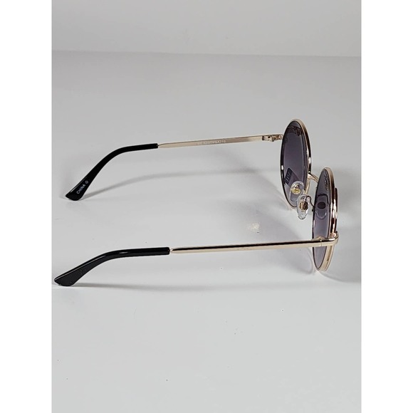 FGX by Foster Grant Gold & Black Full Round Metal Frame Sunglasses 52077FGX710 - Picture 6 of 10